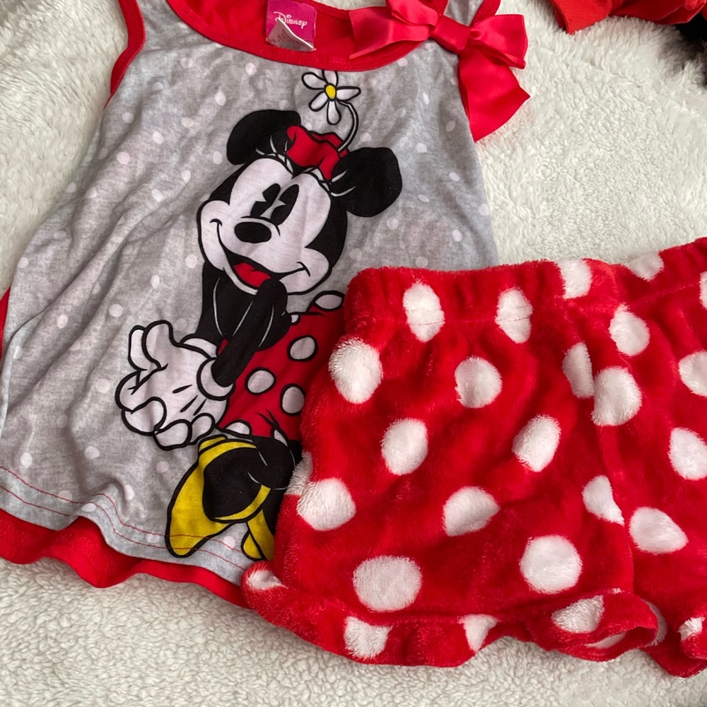 Disney Minnie Mouse Shorts and Tank Top PJ Set